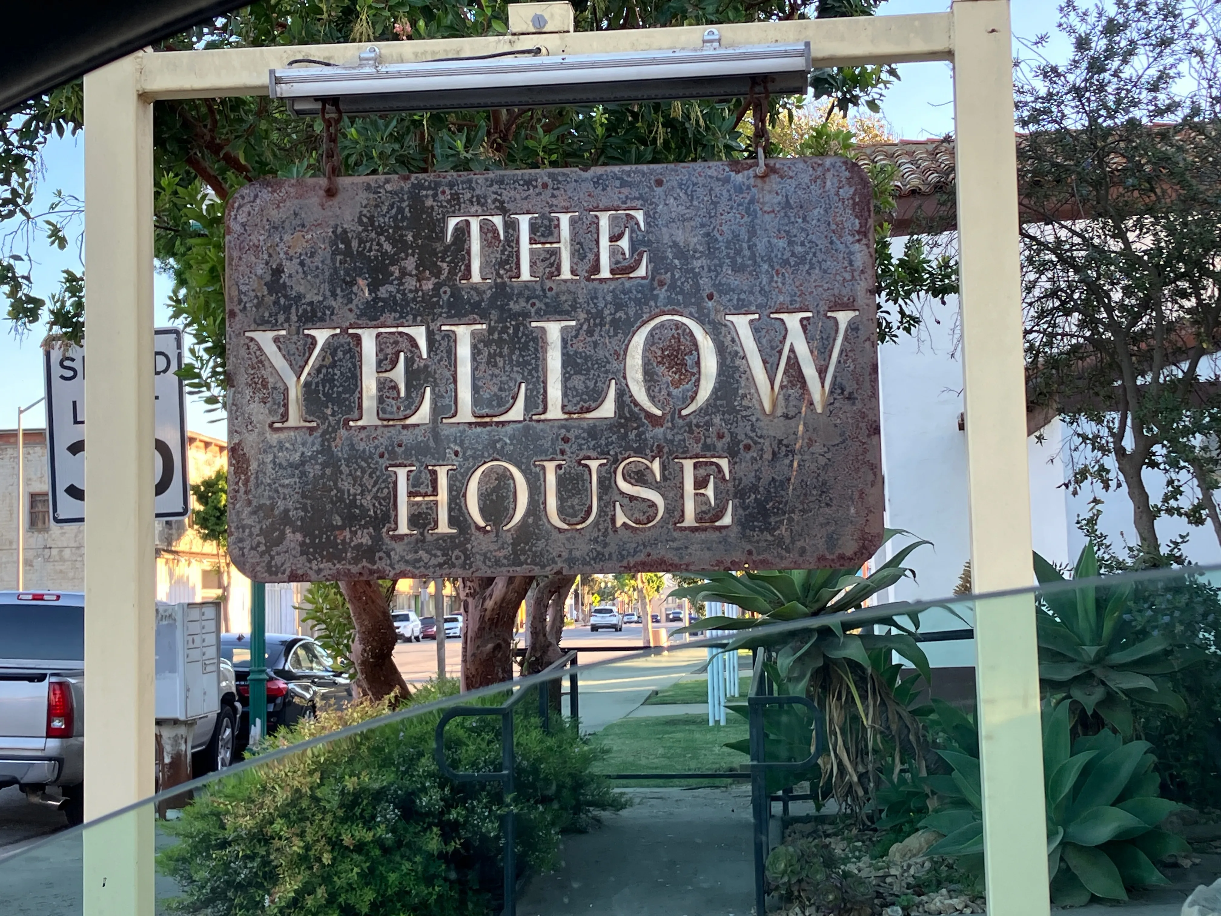 Our sign on the street